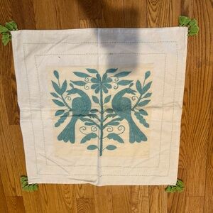 Roberta Roller Rabbit EMBROIDERED ANIMAL EURO Pillow